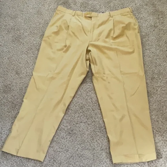 slim fit dress slacks Prestige Men’s Gold/Blue/Black Plaid Dress Pants – Gold 2 36